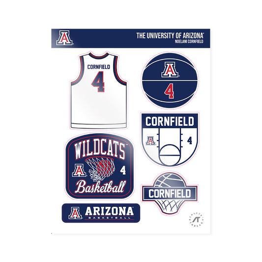 Arizona - NCAA Women's Basketball : Noelani Cornfield - Sticker Sheet-0