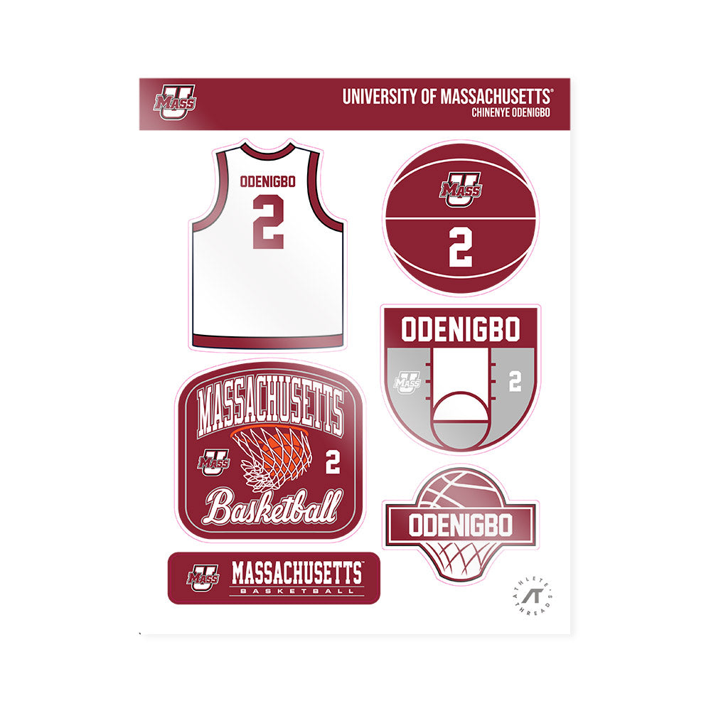 UMass - NCAA Women's Basketball : Chinenye Odenigbo - Sticker Sheet-0