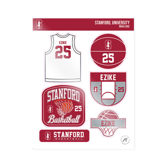 Stanford - NCAA Women's Basketball : Nora Ezike - Sticker Sheet-0