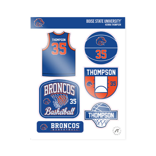 Boise State - NCAA Women's Basketball : Keirra Thompson - Sticker Sheet-0