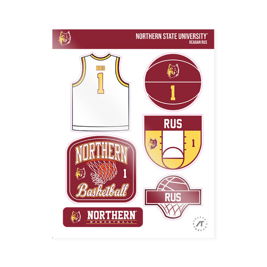 NSU - NCAA Women's Basketball : Reagan Rus - Sticker Sheet-0