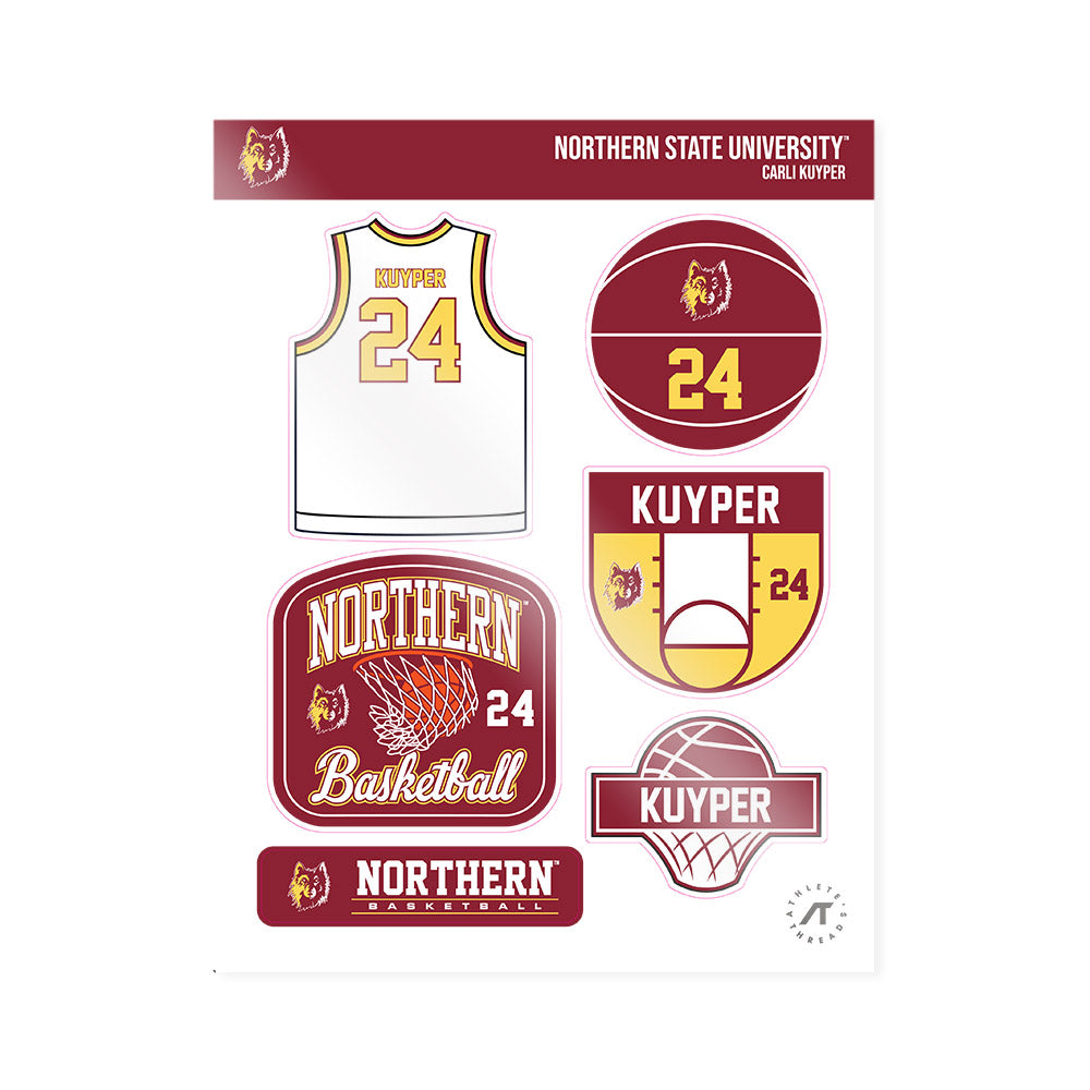 NSU - NCAA Women's Basketball : Carli Kuyper - Sticker Sheet-0