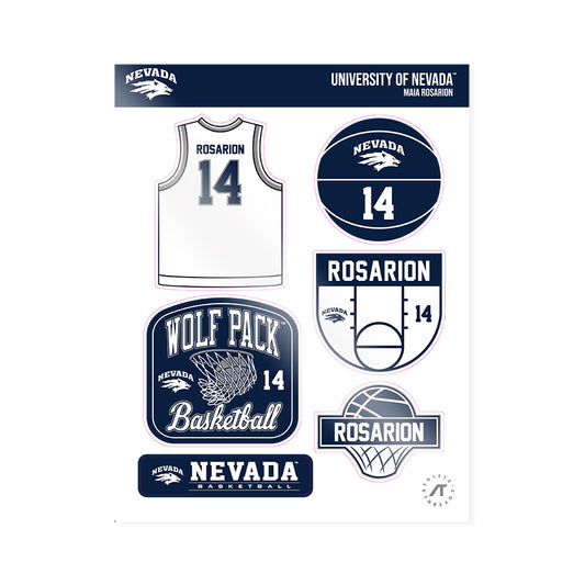 Nevada - NCAA Women's Basketball : Maia Rosarion - Sticker Sheet-0