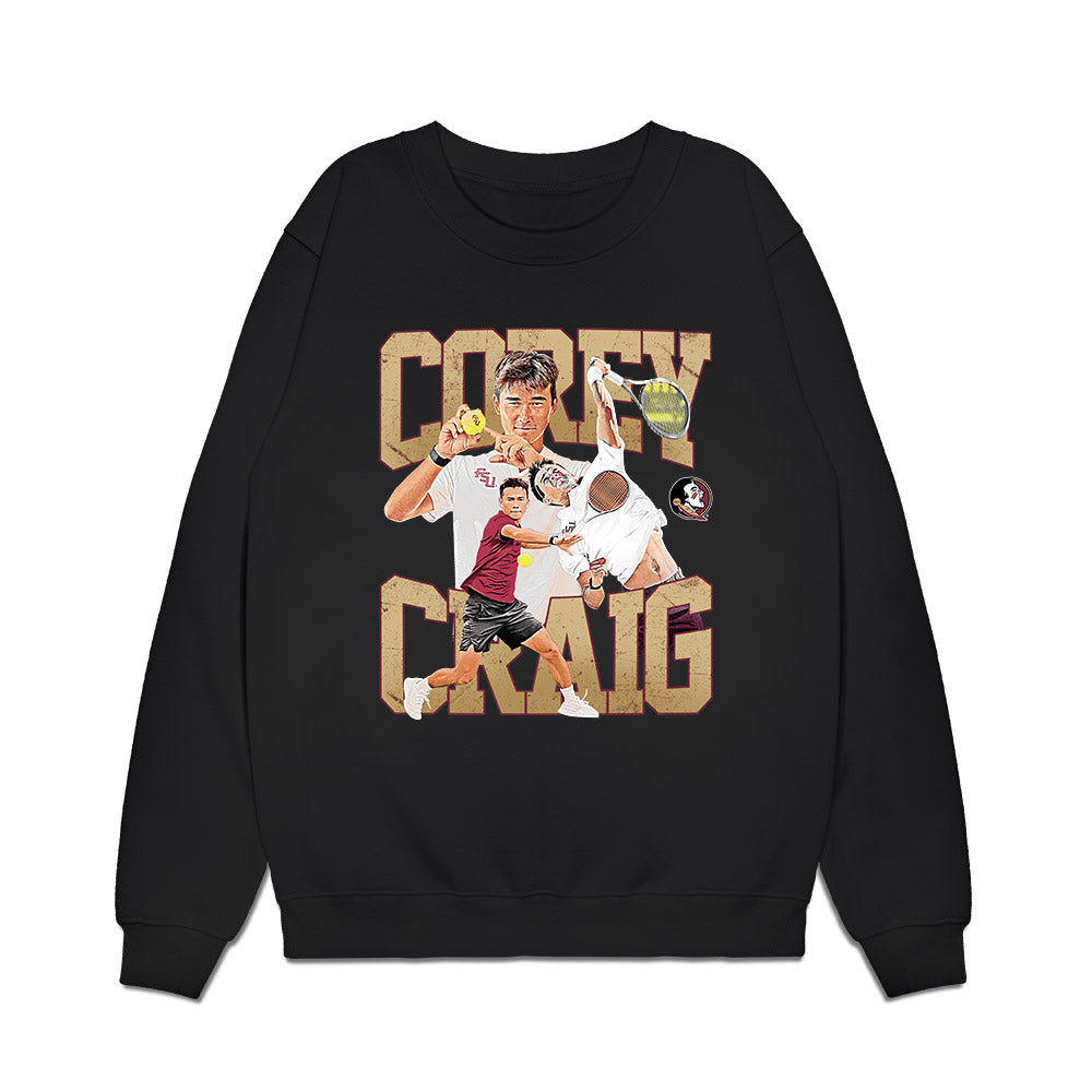 FSU - NCAA Men's Tennis : Corey Craig - Collage Premium Crewneck Sweatshirt-0