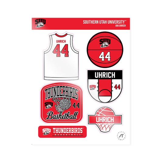 Southern Utah - NCAA Women's Basketball : Ava Uhrich - Sticker Sheet-0