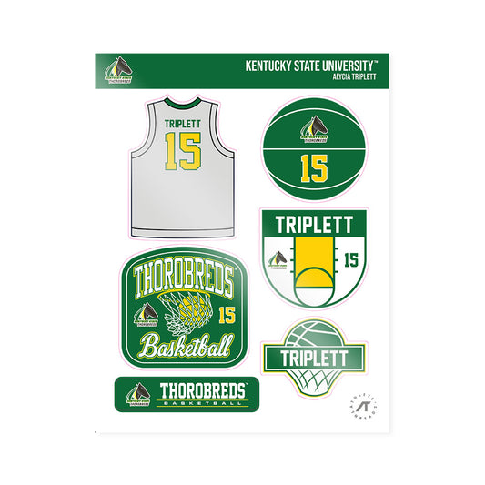 KYSU - NCAA Women's Basketball : Alycia Triplett - Sticker Sheet-0