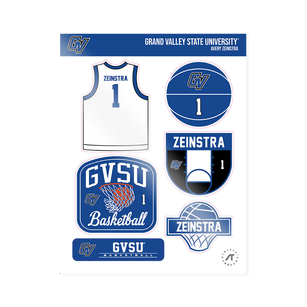 Grand Valley - NCAA Women's Basketball : Avery Zeinstra - Sticker Sheet-0