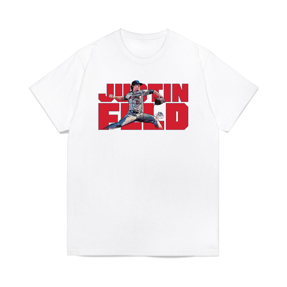 Gonzaga - NCAA Baseball : Justin Feld - Collage Premium T-Shirt-0