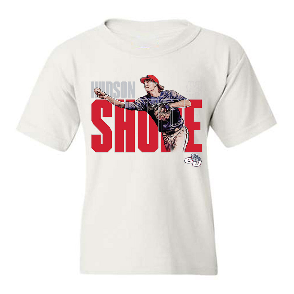 Gonzaga - NCAA Baseball : Hudson Shupe - Collage Youth T-Shirt-0