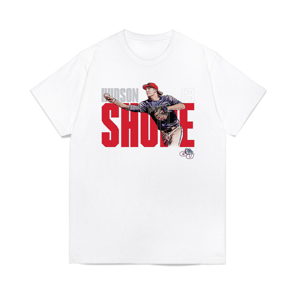 Gonzaga - NCAA Baseball : Hudson Shupe - Collage Premium T-Shirt-0