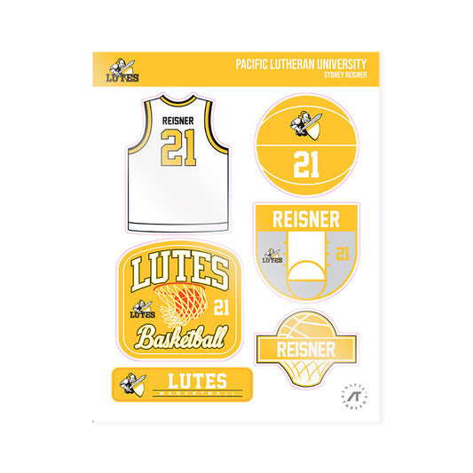 PLU - NCAA Women's Basketball : Sydney Reisner - Sticker Sheet-0
