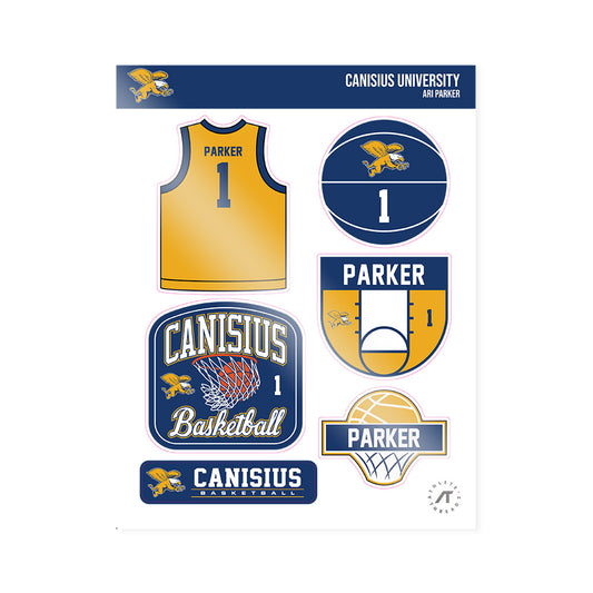 Canisius - NCAA Women's Basketball : Ari Parker - Sticker Sheet-0