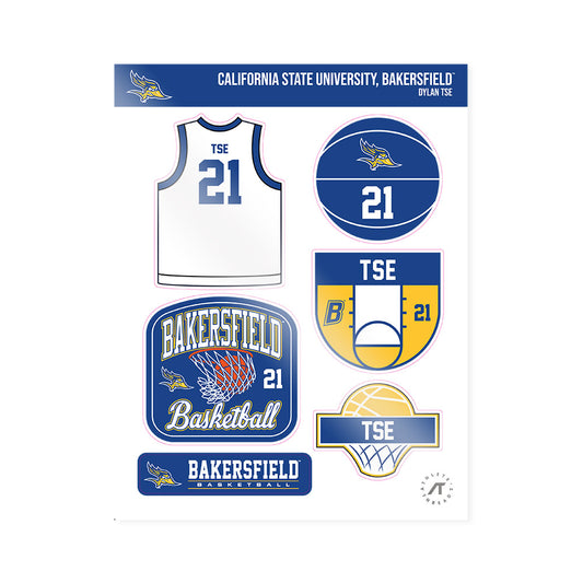 CSU Bakersfield - NCAA Women's Basketball : Dylan Tse - Sticker Sheet-0