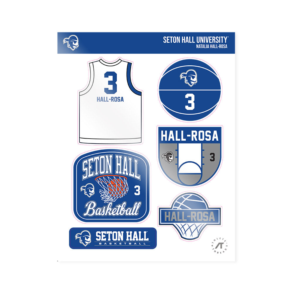 Seton Hall - NCAA Women's Basketball : Natalia Hall-Rosa - Sticker Sheet-0