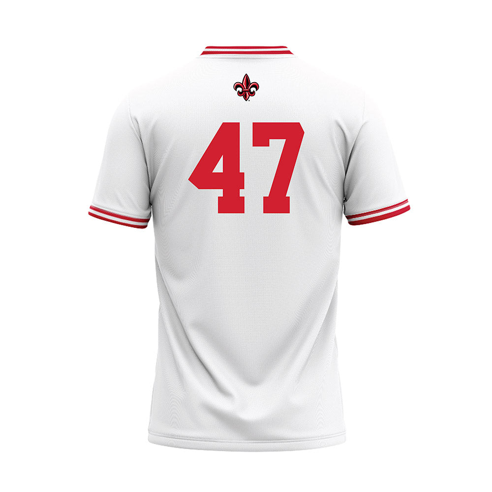 Louisiana - NCAA Baseball : Jose Torres - White Baseball Jersey-1