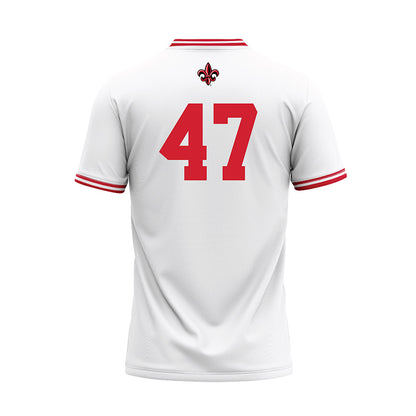 Louisiana - NCAA Baseball : Jose Torres - White Baseball Jersey-1