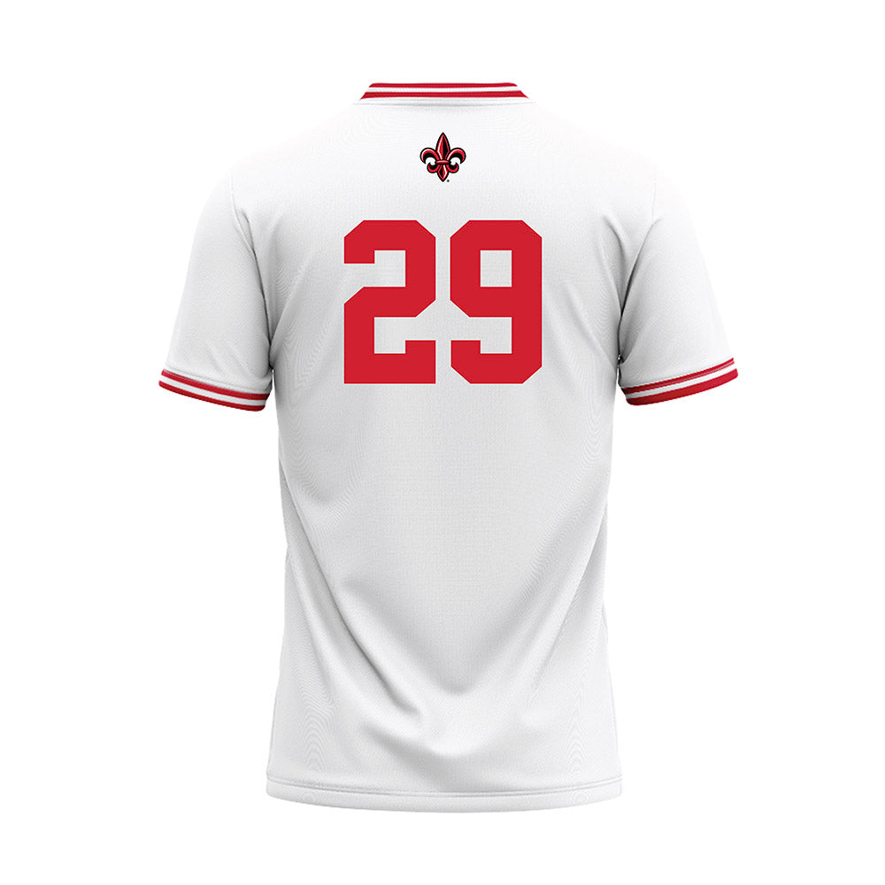 Louisiana - NCAA Baseball : Blaze Rodriguez - White Baseball Jersey-1