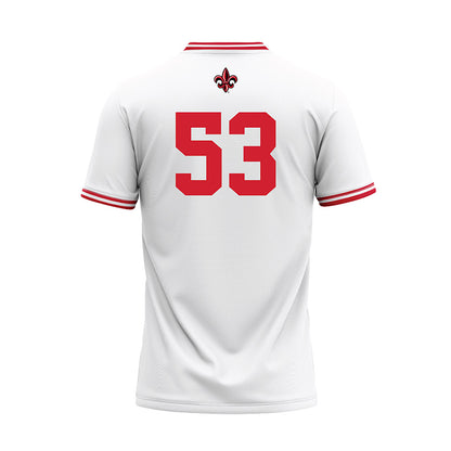 Louisiana - NCAA Baseball : Murphy Brooks - White Baseball Jersey-1