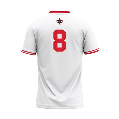 Louisiana - NCAA Baseball : Lee Amedee - White Baseball Jersey-1