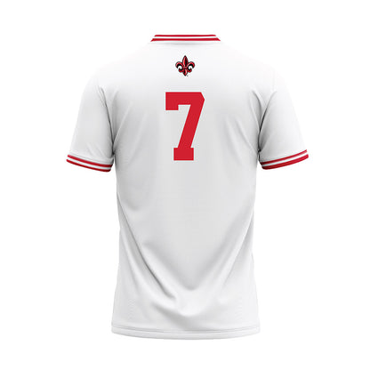 Louisiana - NCAA Baseball : Griffin Hebert - White Baseball Jersey-1