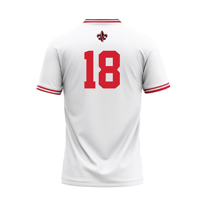 Louisiana - NCAA Baseball : Chase Morgan - White Baseball Jersey-1