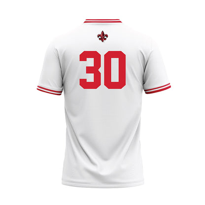 Louisiana - NCAA Baseball : Wilton Taylor - White Baseball Jersey-1