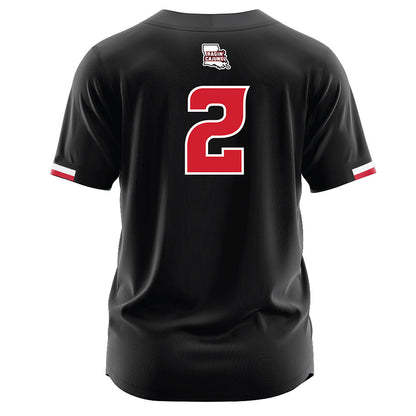 Louisiana - NCAA Softball : Gabrielle Stutes - Black Jersey-1
