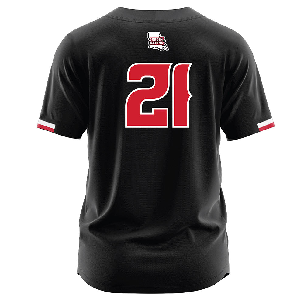 Louisiana - NCAA Softball : Lillian Soto - Black Jersey-1