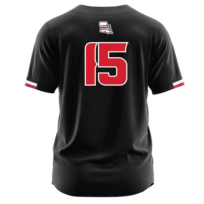 Louisiana - NCAA Softball : Julianne Tipton - Black Jersey-1