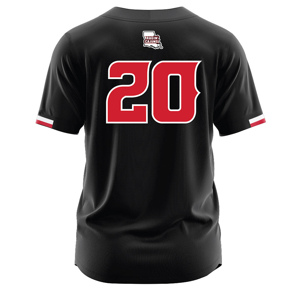 Louisiana - NCAA Softball : Lily Knox - Black Jersey-1