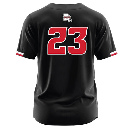 Louisiana - NCAA Softball : Emily Smith - Black Jersey-1
