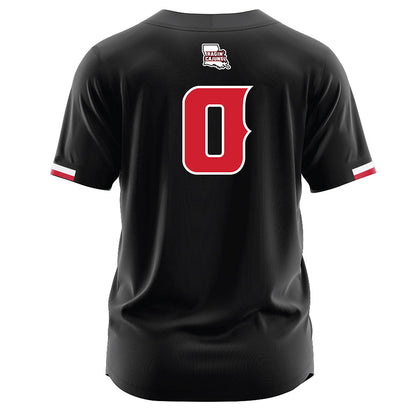 Louisiana - NCAA Softball : Mia Liscano - Black Jersey-1