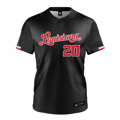 Louisiana - NCAA Softball : Lily Knox - Black Jersey-0