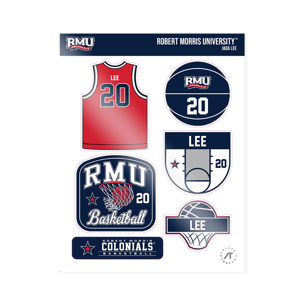 Robert Morris - NCAA Women's Basketball : Jada Lee - Sticker Sheet-0
