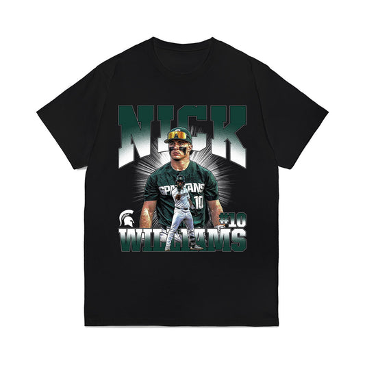 Michigan State - NCAA Baseball : Nicklas Williams - Comfort Colors T-Shirt-0