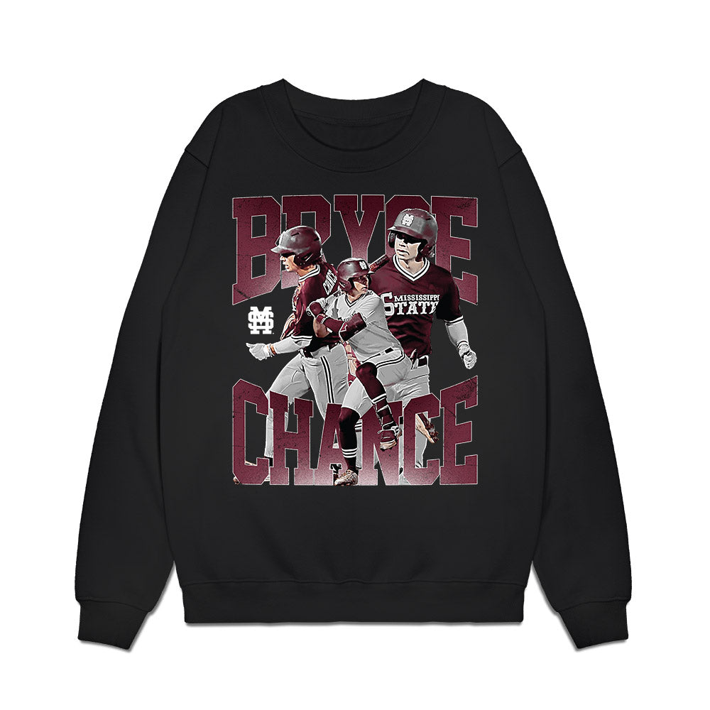 Mississippi State - NCAA Baseball : Bryce Chance - Collage Premium Crewneck Sweatshirt-0