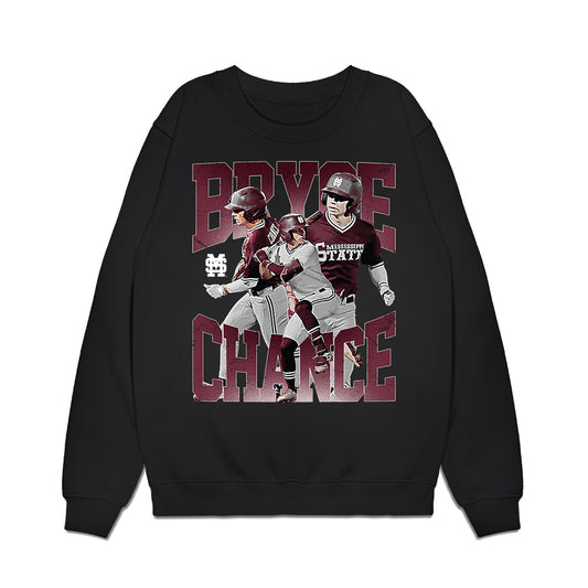 Mississippi State - NCAA Baseball : Bryce Chance - Collage Premium Crewneck Sweatshirt-0