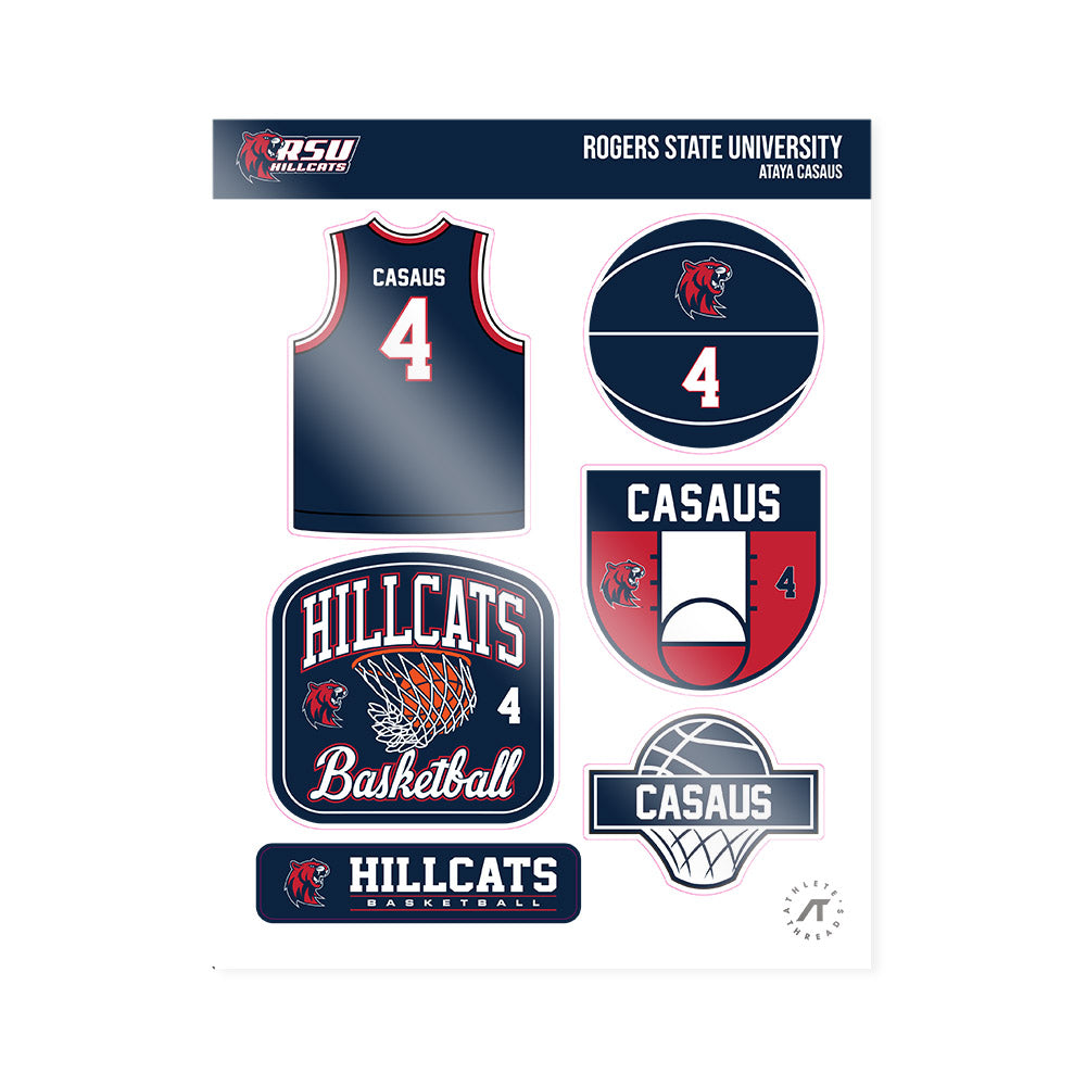 RSU - NCAA Women's Basketball : Ataya Casaus - Sticker Sheet-0