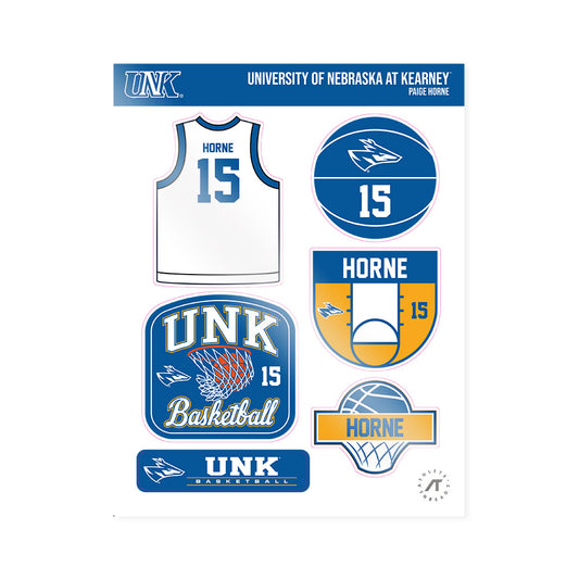 UNK - NCAA Women's Basketball : Paige Horne - Sticker Sheet-0