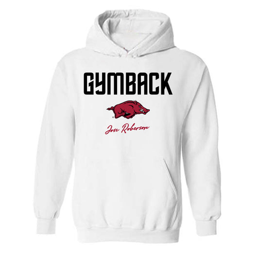 Arkansas - NCAA Women's Gymnastics : Joscelyn Roberson - Classic Shersey Hooded Sweatshirt-0