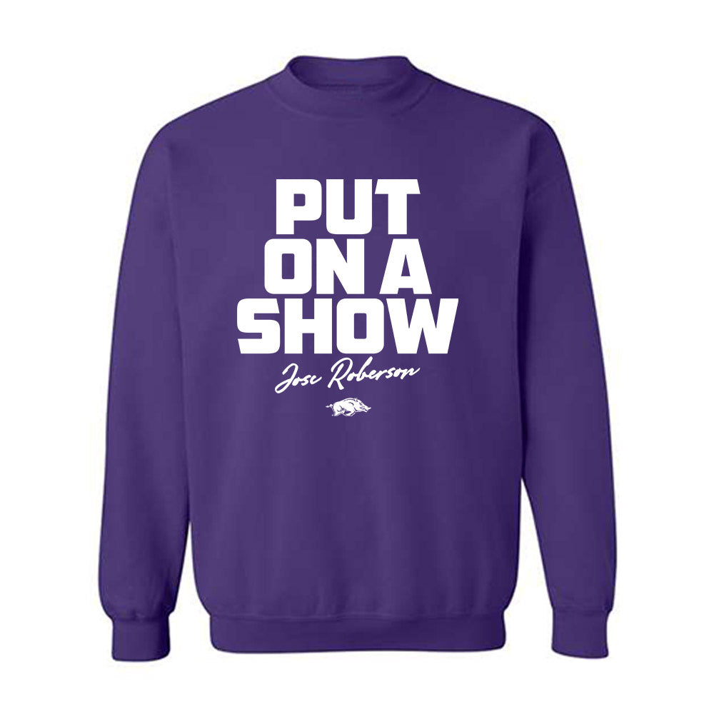 Arkansas - NCAA Women's Gymnastics : Joscelyn Roberson - Classic Shersey Crewneck Sweatshirt-0