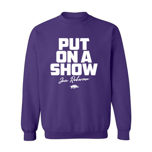 Arkansas - NCAA Women's Gymnastics : Joscelyn Roberson - Classic Shersey Crewneck Sweatshirt-0