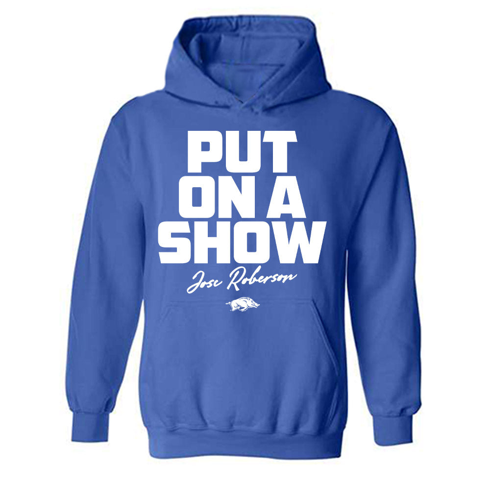 Arkansas - NCAA Women's Gymnastics : Joscelyn Roberson - Classic Shersey Hooded Sweatshirt-0