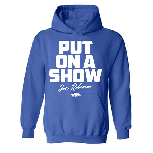 Arkansas - NCAA Women's Gymnastics : Joscelyn Roberson - Classic Shersey Hooded Sweatshirt-0