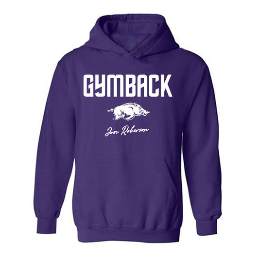 Arkansas - NCAA Women's Gymnastics : Joscelyn Roberson - Classic Shersey Hooded Sweatshirt-0