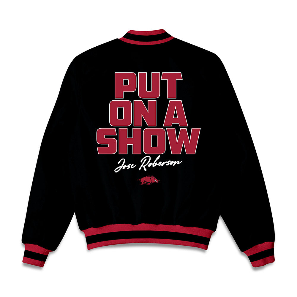 Arkansas - NCAA Women's Gymnastics : Joscelyn Roberson - Bomber Jacket-1