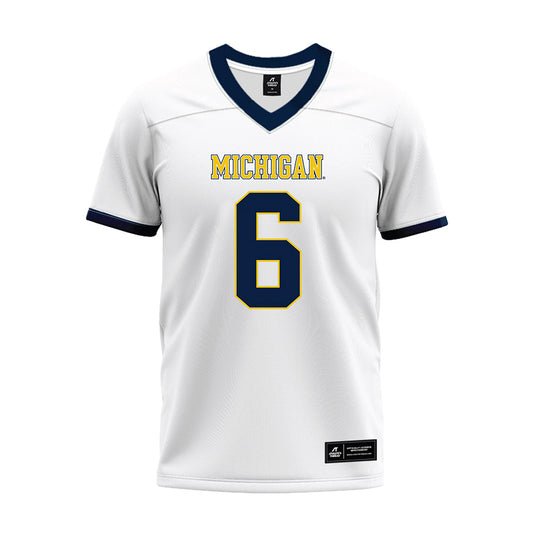 Michigan - NCAA Football : Jamar Browder - White Premium Football Jersey-0