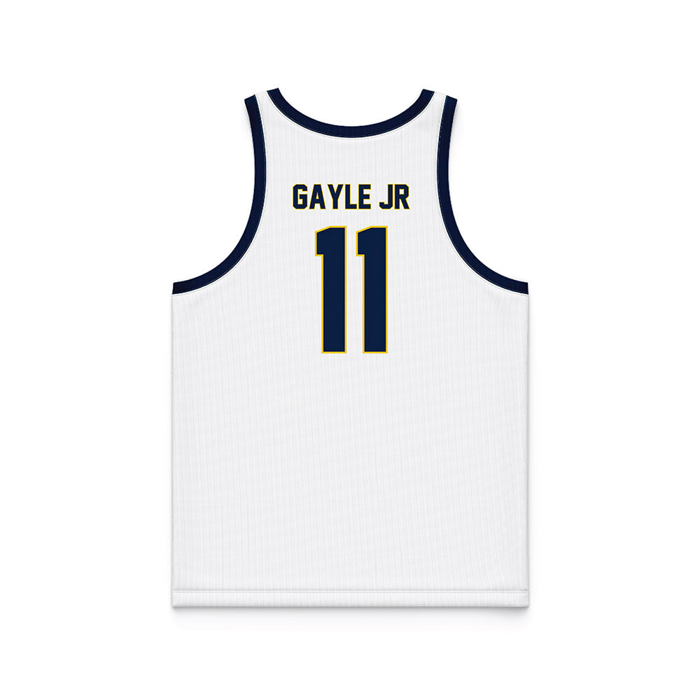 Michigan - NCAA Men's Basketball : Roddy Gayle Jr - White Basketball Jersey-1