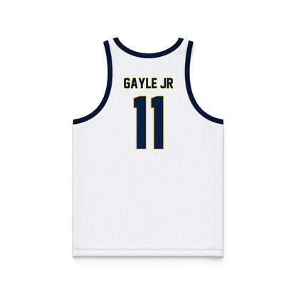 Michigan - NCAA Men's Basketball : Roddy Gayle Jr - White Basketball Jersey-1