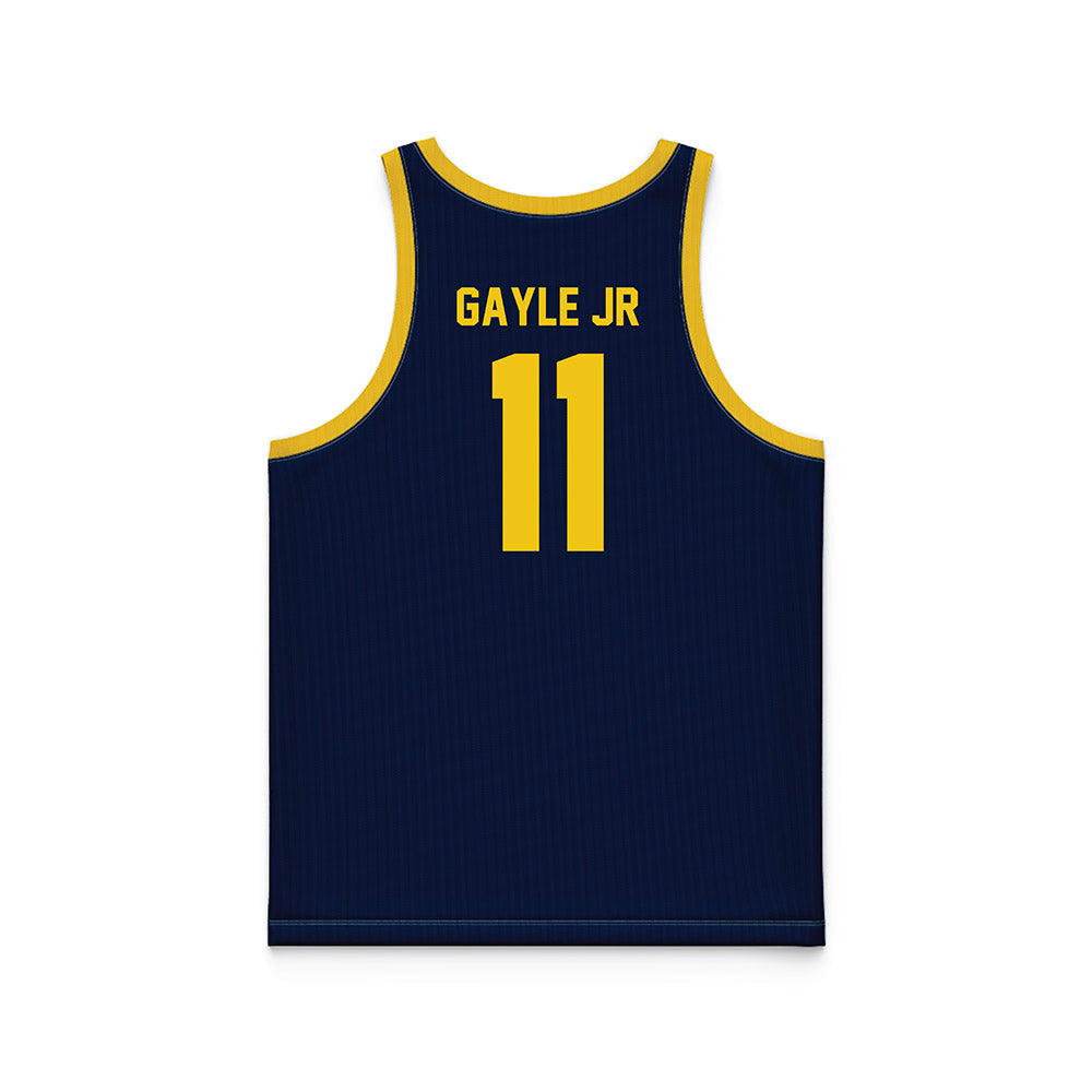 Michigan - NCAA Men's Basketball : Roddy Gayle Jr - Blue Basketball Jersey-1